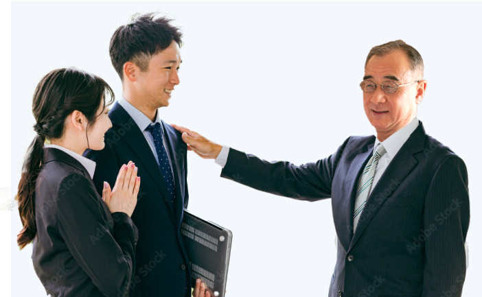 社員へのメッセージ送付も可能！